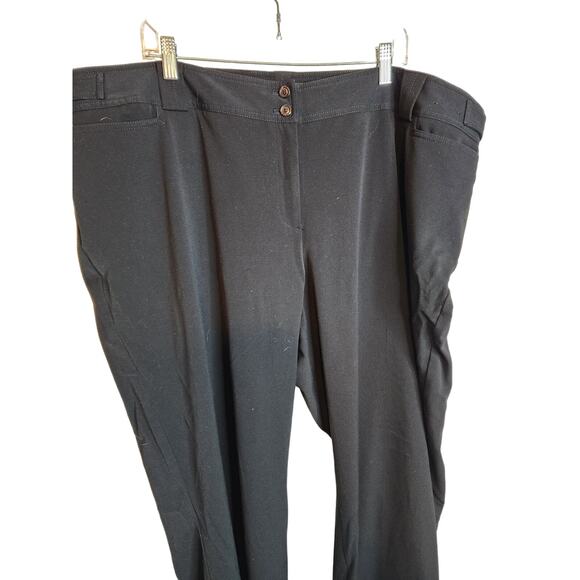 Lane Bryan Black Dress Pants, 28 Tall - Picture 2 of 7